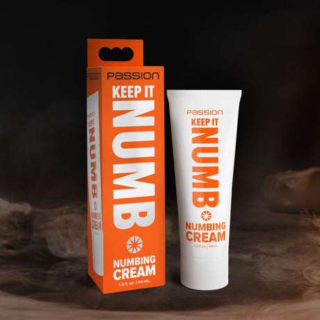 Passion Lubricants Keep It Numb Numbing Cream — 5% Lidocaine, 1.5 fl oz - PA-AH649