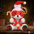 Master Series Holiday Bondage Bear Keychain — White Plush - 848518058805