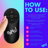 Vibrating Rainbow Butt Plug - image 5