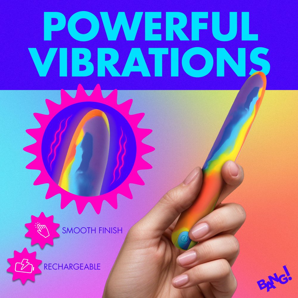 Rainbow Silicone Vibrator - image 3