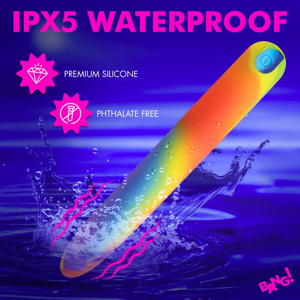 Rainbow Silicone Vibrator - image 4