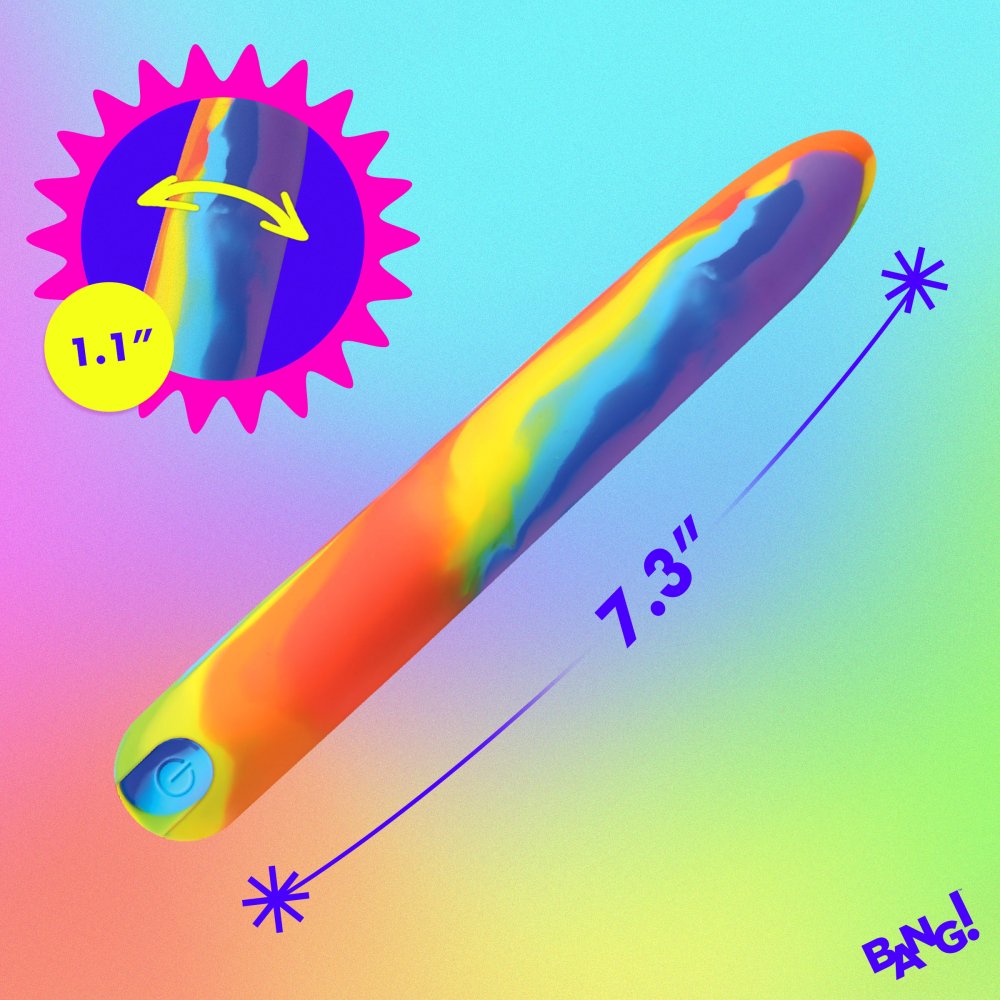 Rainbow Silicone Vibrator - image 5