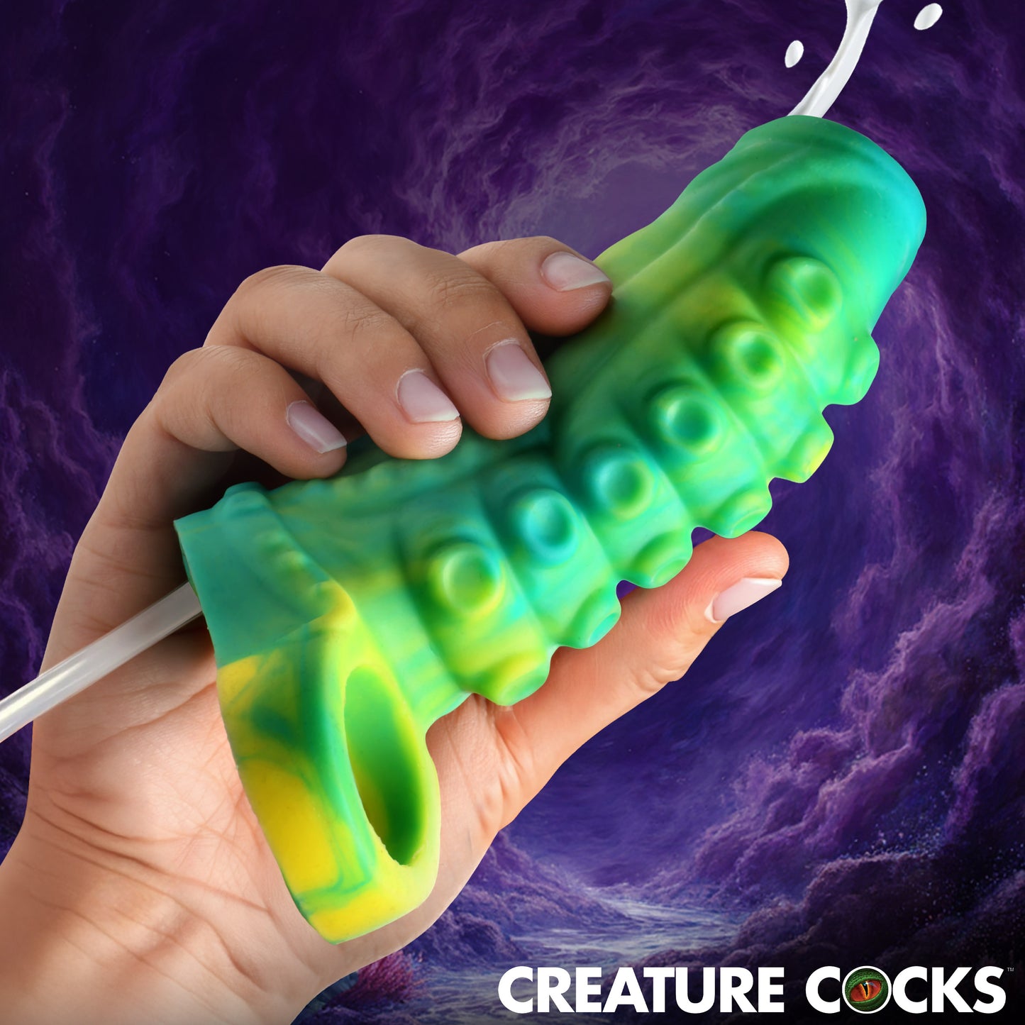 Tentacle Squirting Silicone Penis Enhancer -