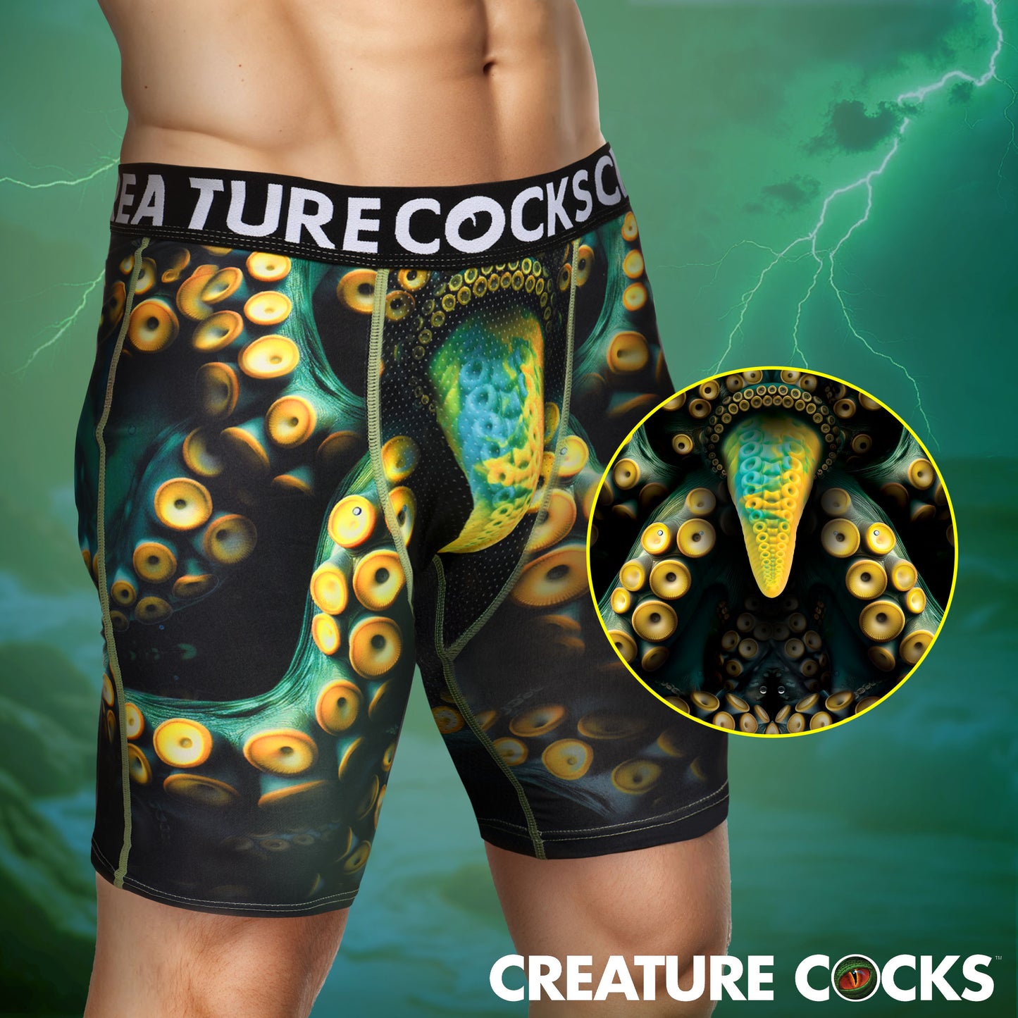 Creature Wear Monstropus Tentacled Monster Boxer Shorts -