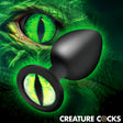 Creature Eye Green Eye Silicone Butt Plug - Medium - image 1