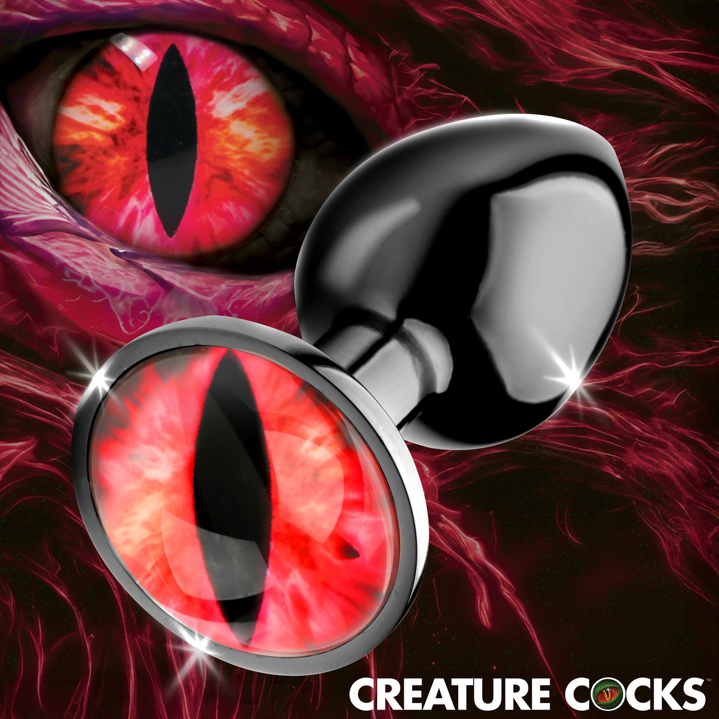 Sinister Eye  Eye Metal Butt Plug - Small