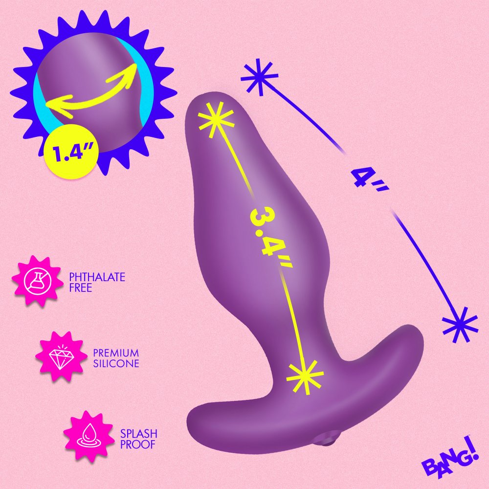 Vibrating Silicone Butt Plug with Digital Remote - image 4