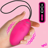 Bang! Vibrating Silicone Egg with Wireless Remote — Pink - BNG-AH746