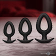 Master Series Pop Plugs 3-Piece Hollow Silicone Anal Trainer Set - 848518060754