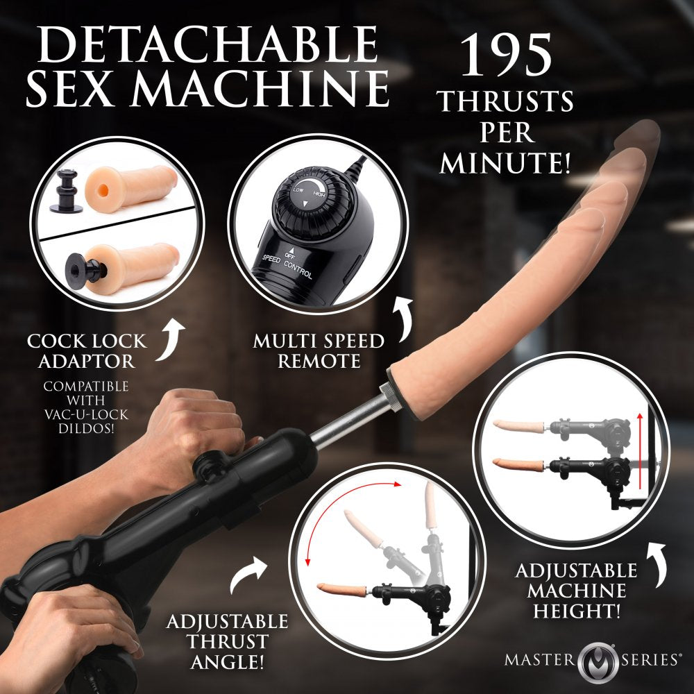 Hog Tie Restraint Rack with Sex Machine - image 4
