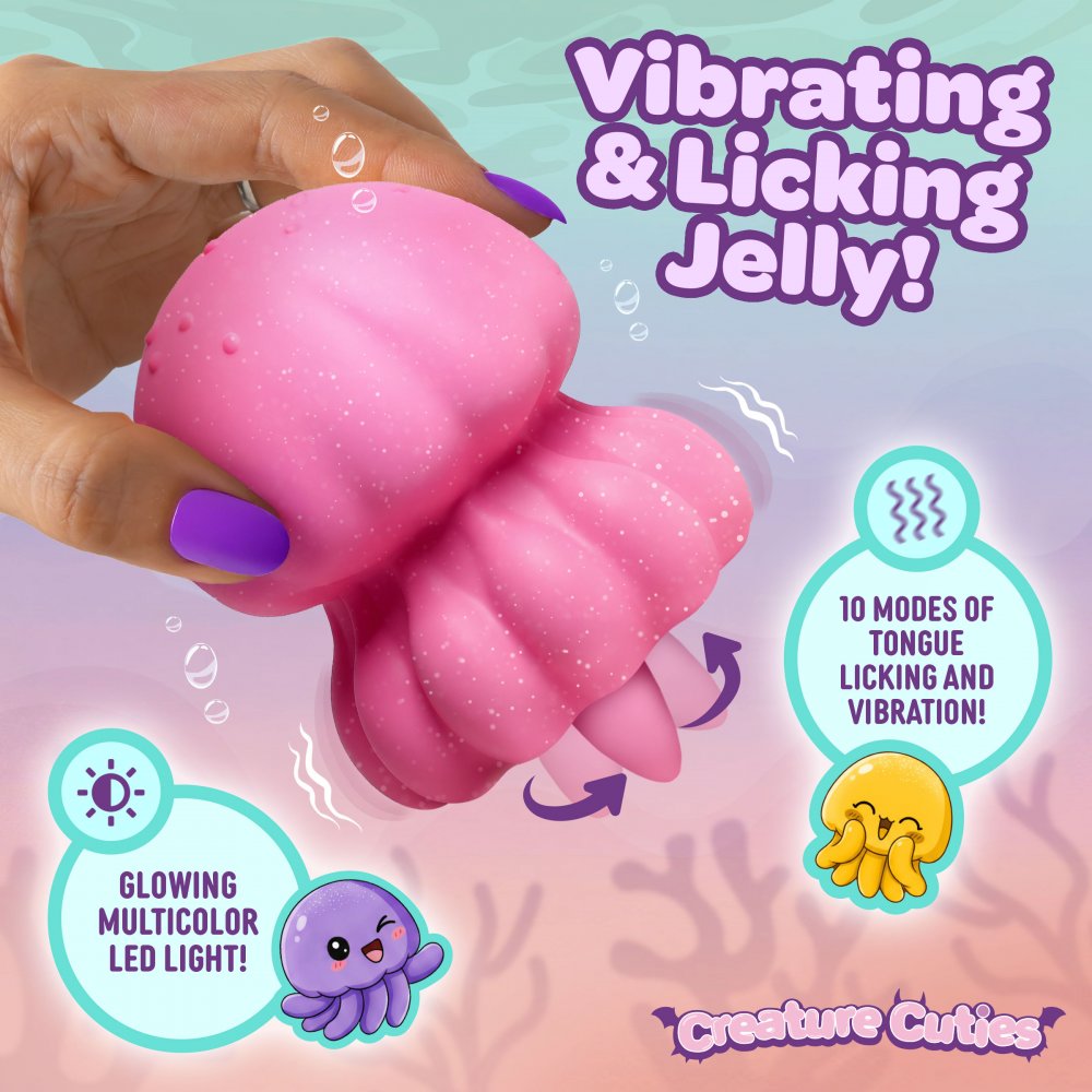 Glow Jelly Licking and Vibrating Stimulator - image 2