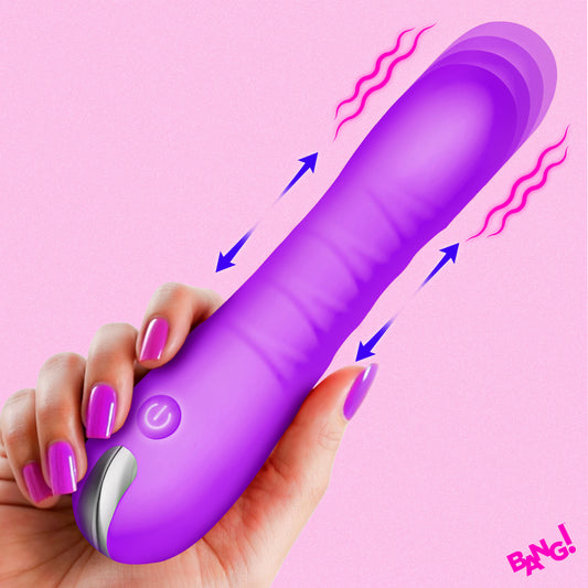 New Thrusting Silicone Dildo -