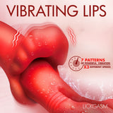 Double Licker Thrusting Silicone Vibrator - image 4
