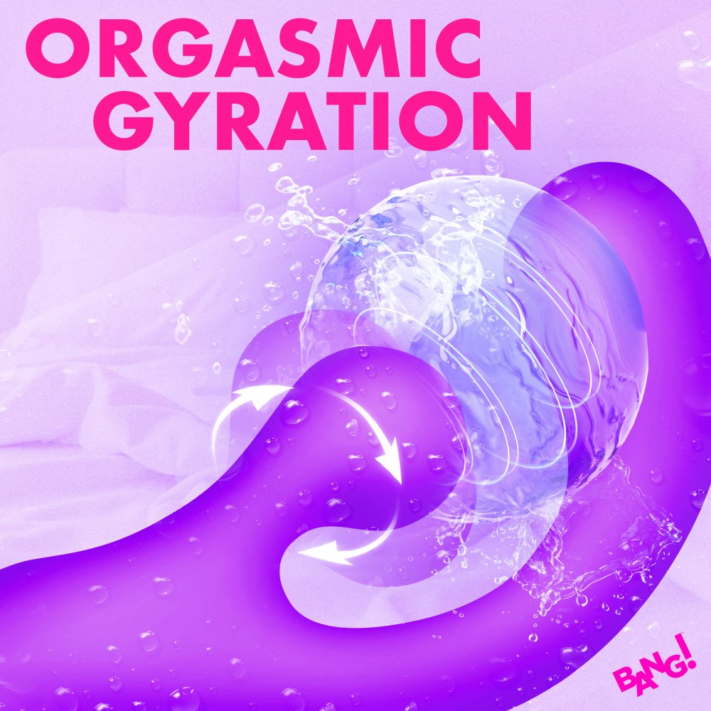 Gyro Rabbit Silicone Vibrator - Purple - image 3