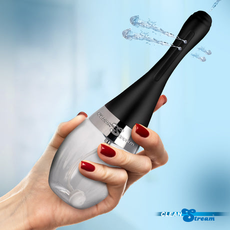 CleanStream Automatic Enema Bulb — 5-Jet Premium Silicone Nozzle, 300 mL - 848518061874
