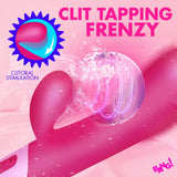 Clit Tapping Vibrating Rabbit - Pink - image 3