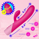 Clit Tapping Vibrating Rabbit - Pink - image 4