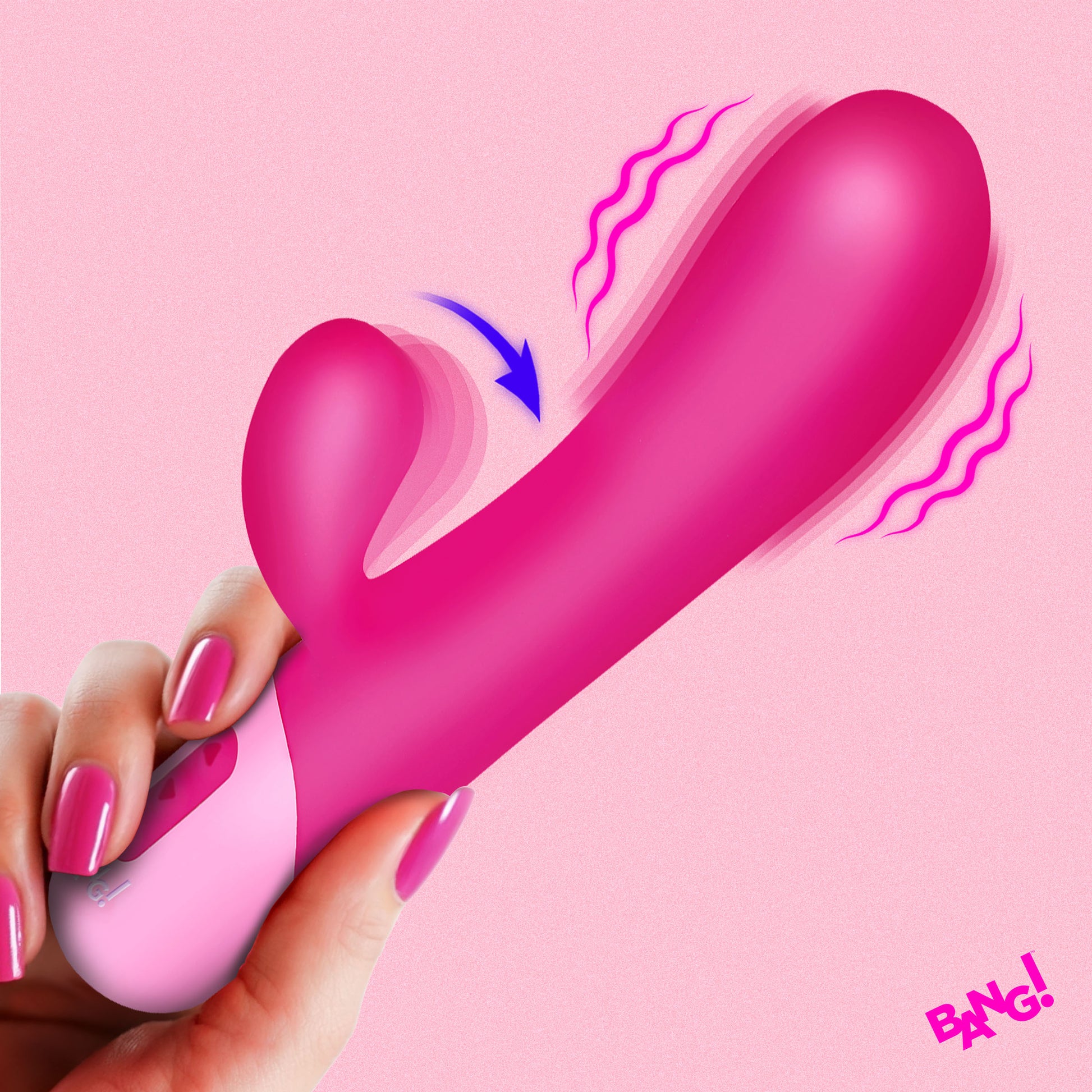 Clit Tapping Vibrating Rabbit - by Bang!