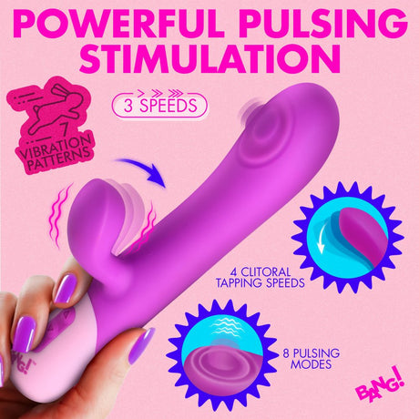 Clit Tapping Pulsing Rabbit - Purple - image 2