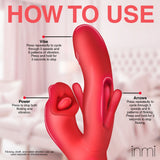 Kissing and Flicking Silicone Vibrator - image 6