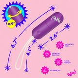 Vibrating Egg - Purple - image 3