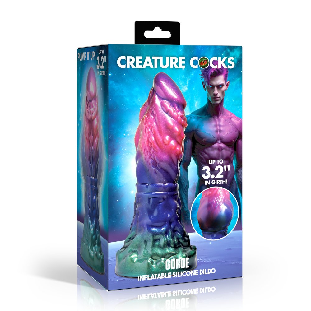 Gorge Inflatable Silicone Dildo - image 6