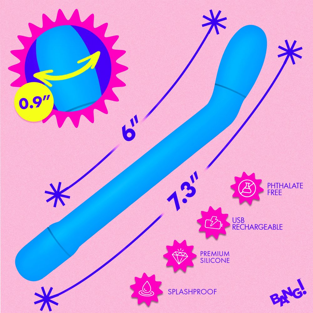 Slim G-Spot Vibrator - Blue - image 4