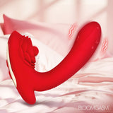 Petal Twirl Clit Massaging Silicone Vibrator - image 1