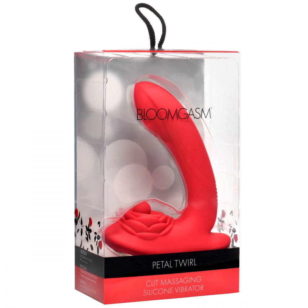 Petal Twirl Clit Massaging Silicone Vibrator - image 7