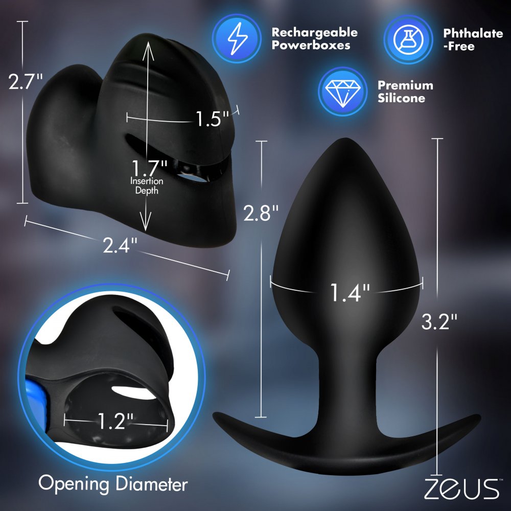 Anal Plug and Head Teaser E-Stim Kit - image 5
