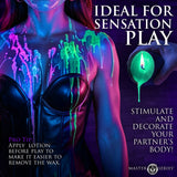 Wicked Wax Blacklight Reactive Drip Candle Set of 3 - image 2