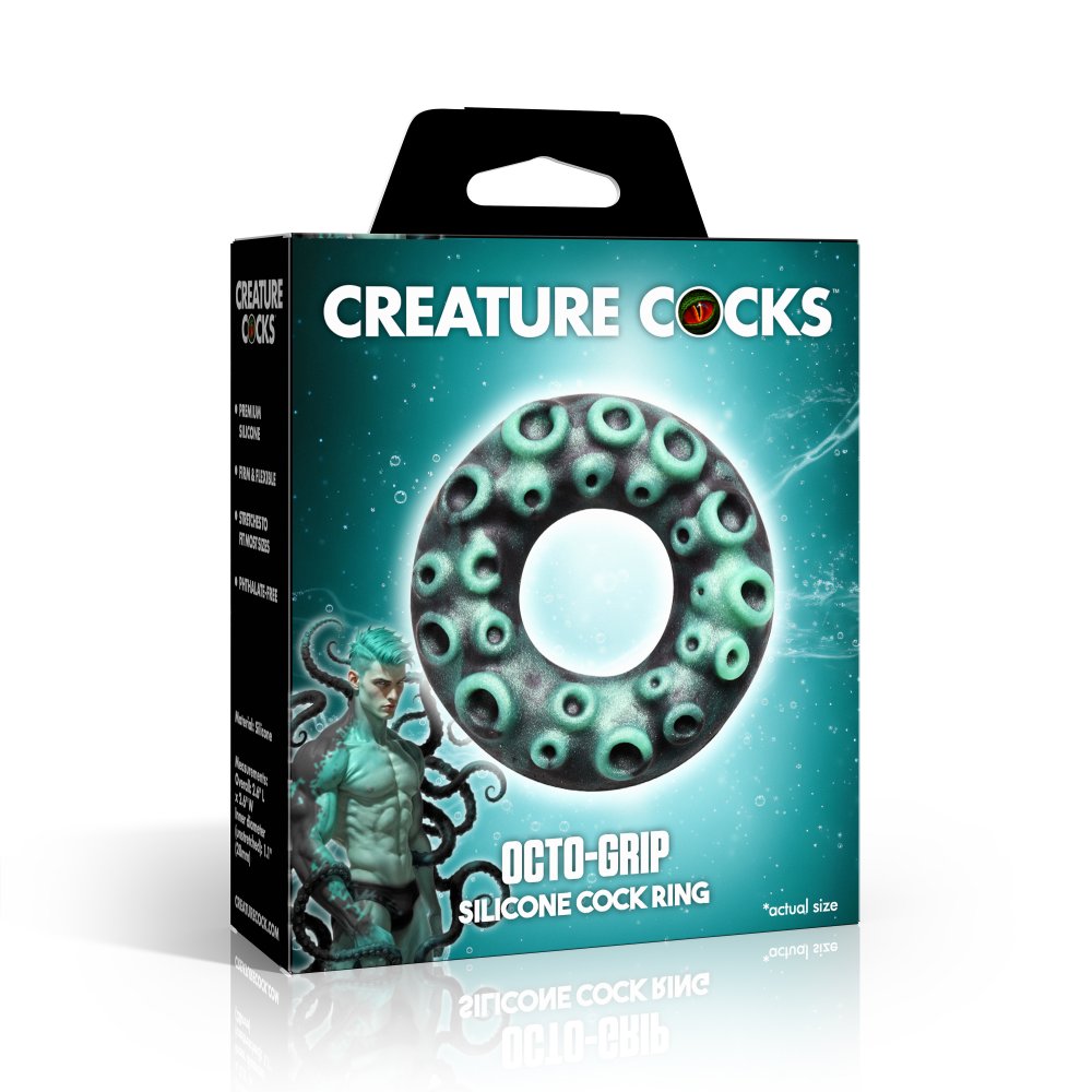 Octo-Grip Silicone Cock Ring - image 6