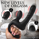 Thrust Pounder Thrusting Silicone Vibrator - image 2