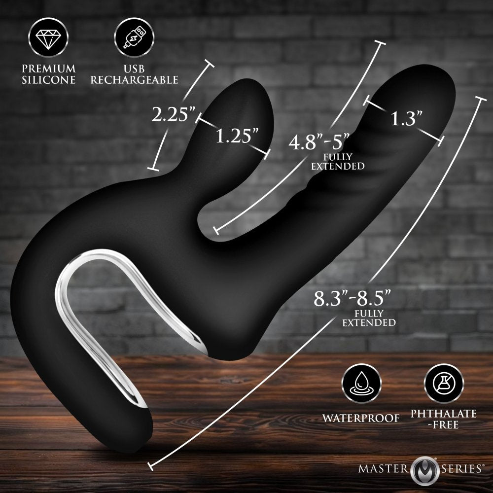 Thrust Pounder Thrusting Silicone Vibrator - image 4