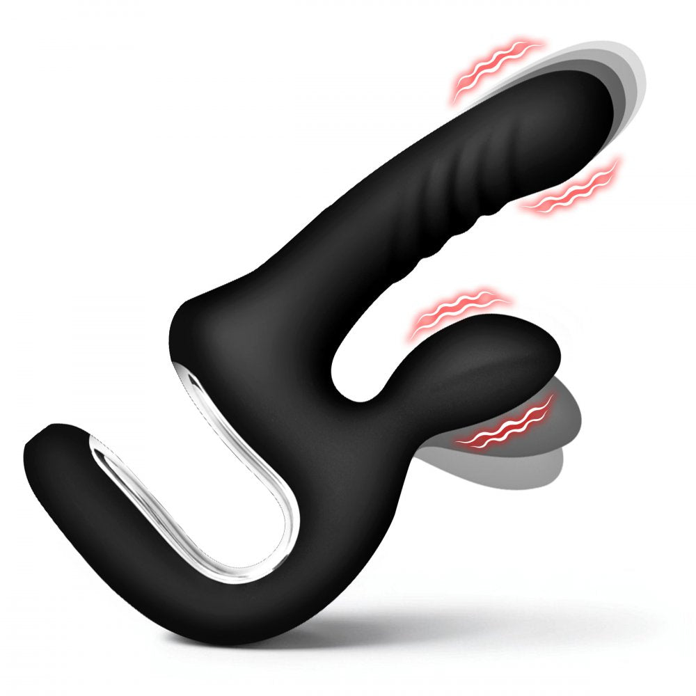 Thrust Pounder Thrusting Silicone Vibrator - image 5