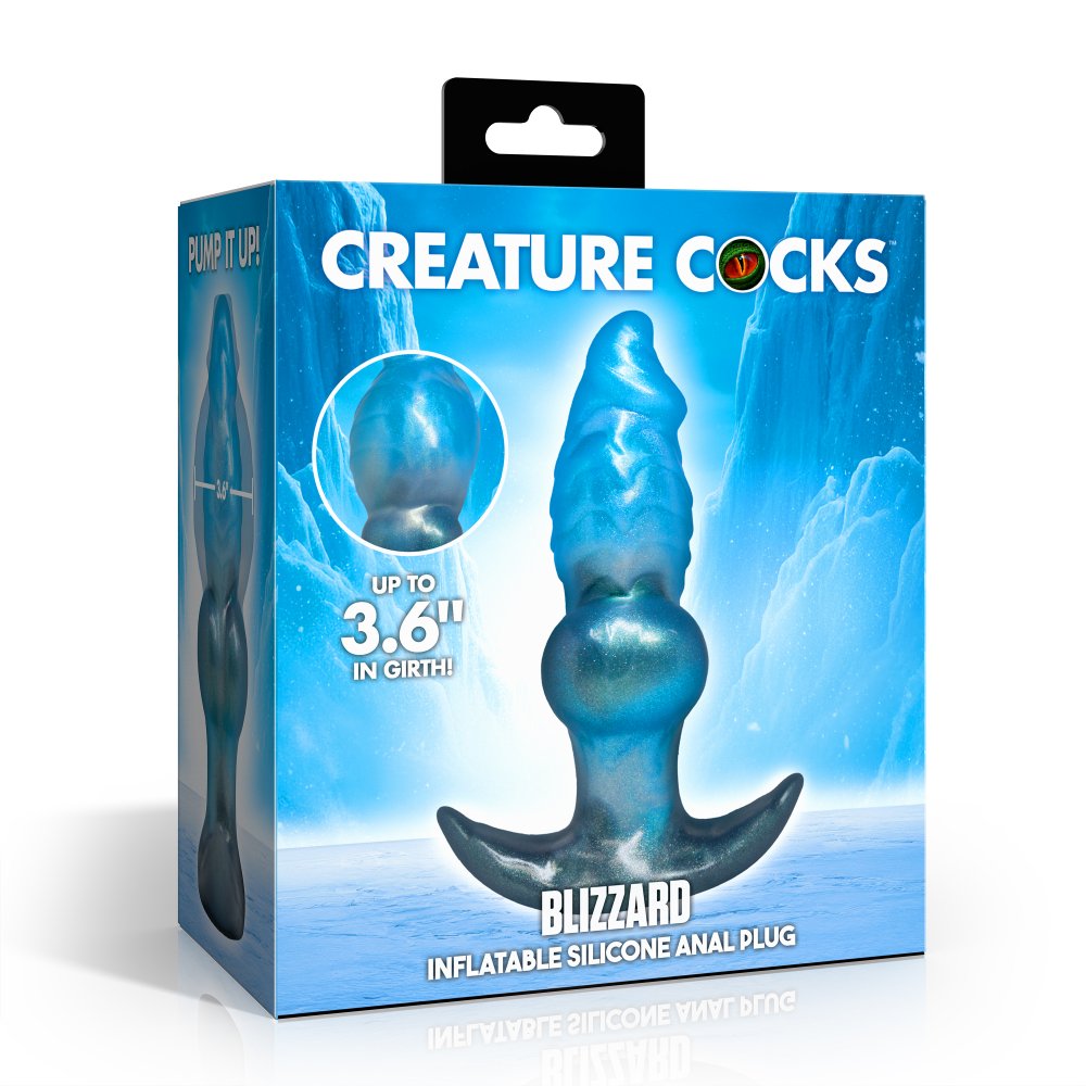 Blizzard Inflatable Silicone Anal Plug - image 6