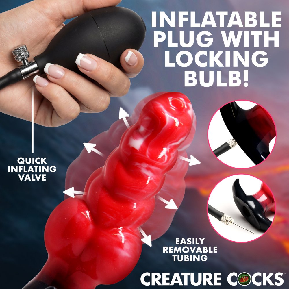 Blaze Inflatable Silicone Anal Plug - image 3