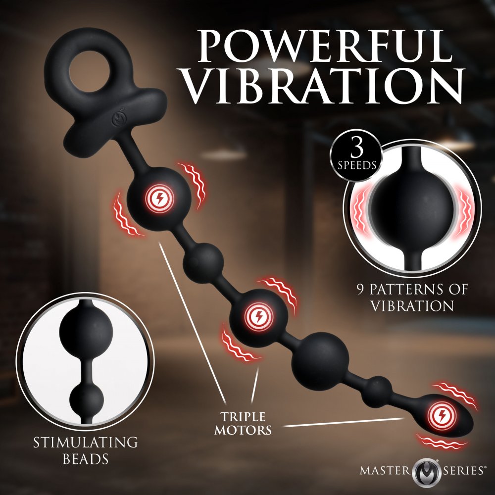 Balls Deep Vibrating Silicone Anal Beads - image 2