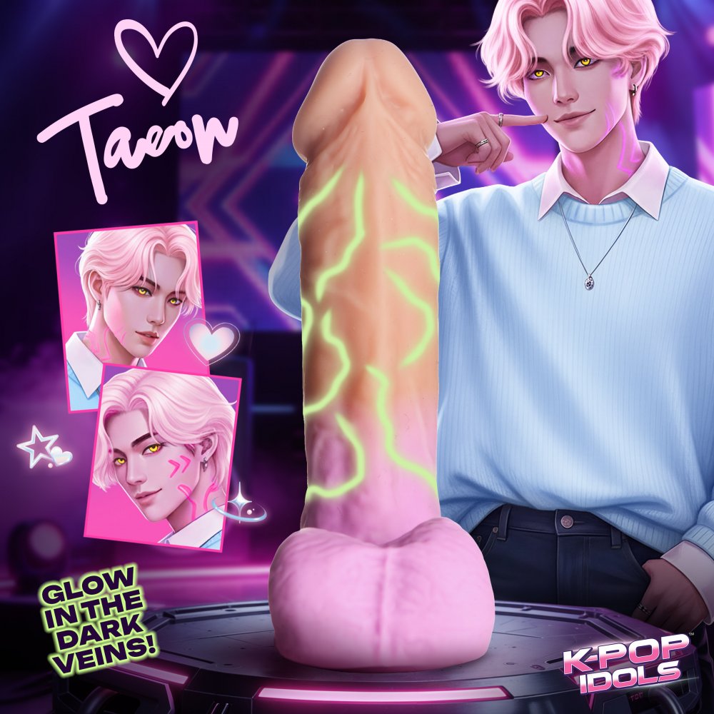 Taeon Silicone Dildo with Balls - image 1