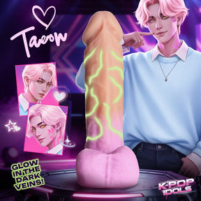 Taeon Silicone Dildo with Balls - image 1