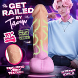 Taeon Silicone Dildo with Balls - image 3