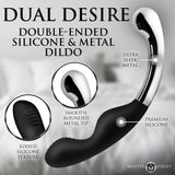 Dual Desire Dual-Ended Silicone and Metal Dildo - image 3