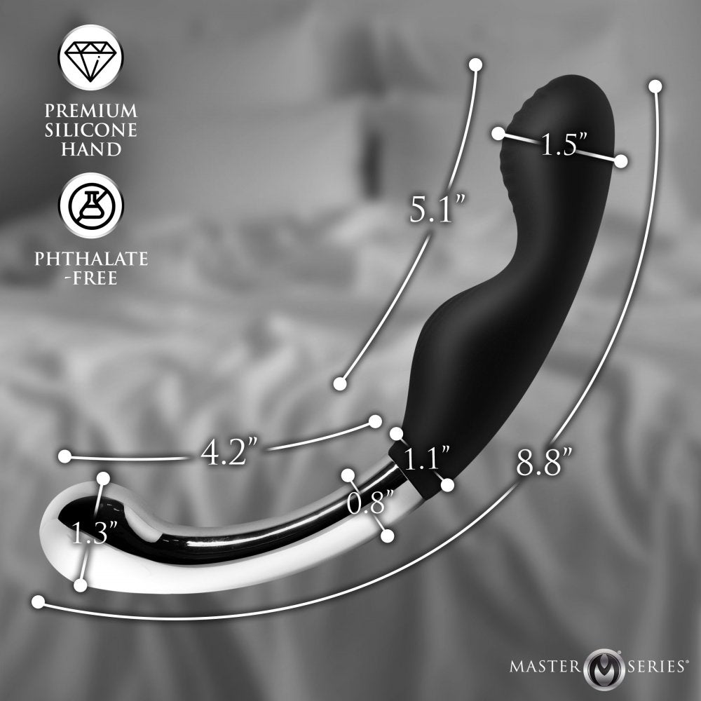 Dual Desire Dual-Ended Silicone and Metal Dildo - image 4