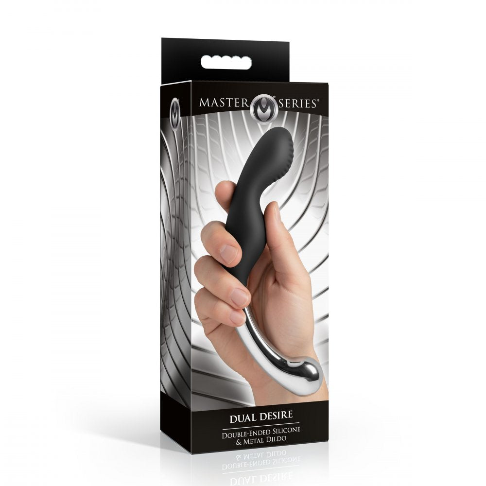 Dual Desire Dual-Ended Silicone and Metal Dildo - image 6