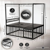 Bondage Bed with Cage - image 6