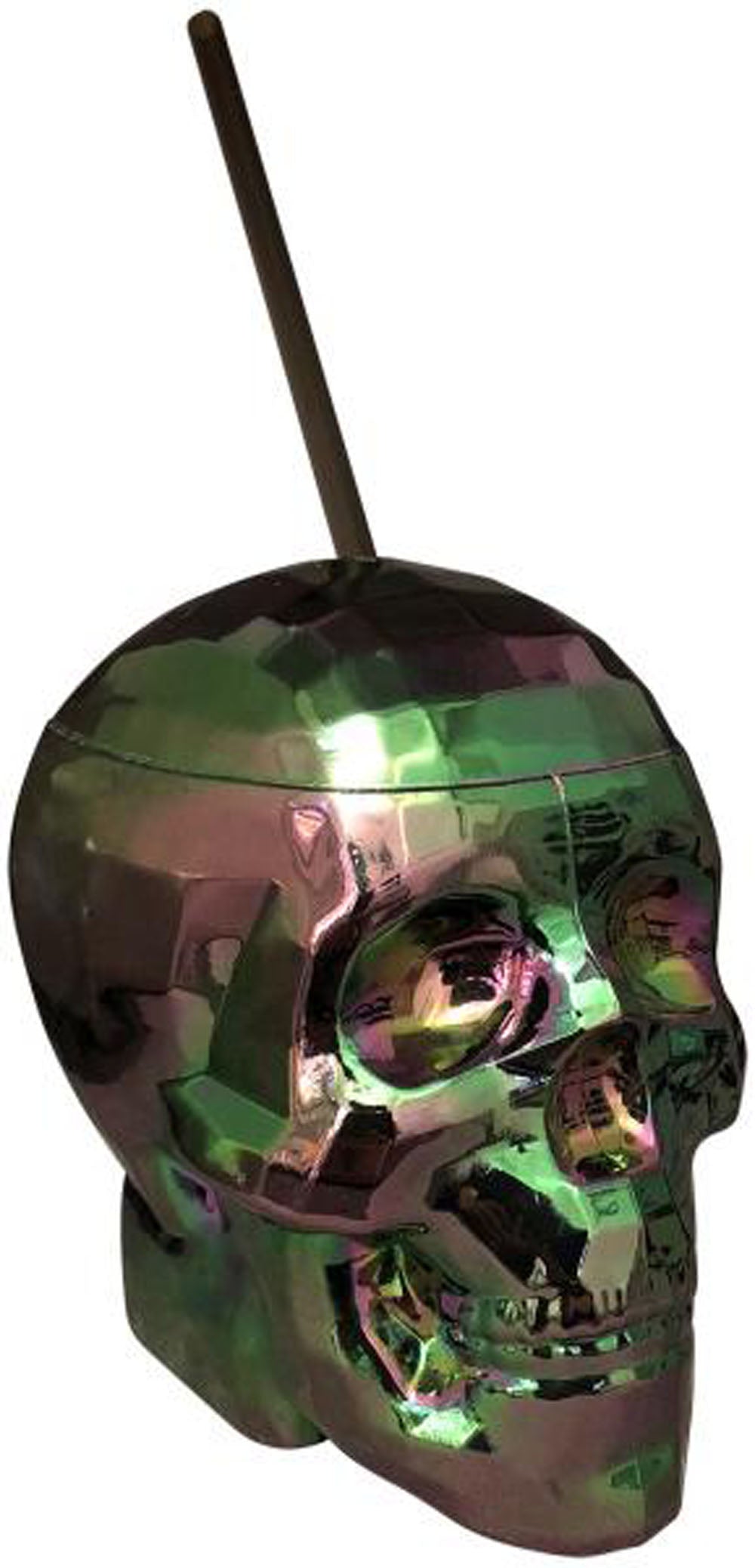 "Oil Slick Skull Cup 22 Oz KG-NVD74"