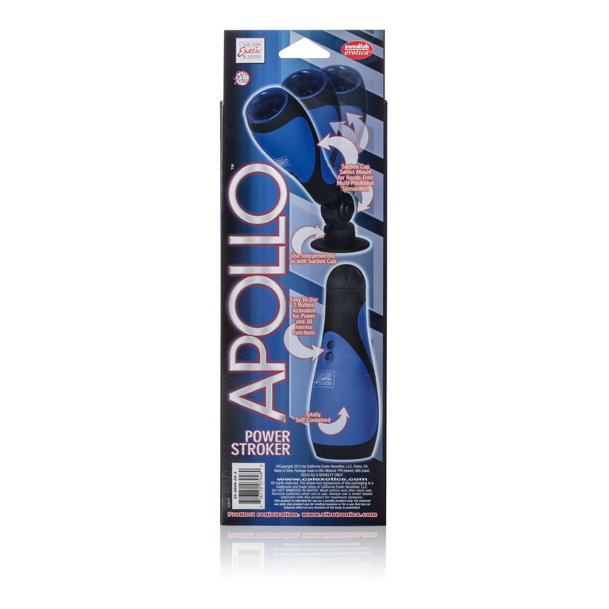 Apollo Power Strokers - Blue by CalExotics