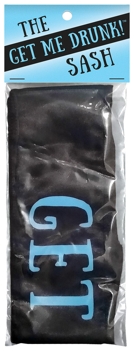 Kheper Games Get Me Drunk! Black Sash — One Size - KG-NVS46