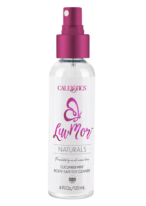CalExotics LuvMor Naturals Cucumber Mint Toy Cleaner, 4 oz - SE0005001