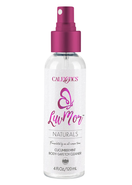 CalExotics LuvMor Naturals Cucumber Mint Toy Cleaner, 4 oz - SE0005001